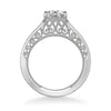 Cossette Vintage Side Stone Heritage Collection Diamond Engagement Ring