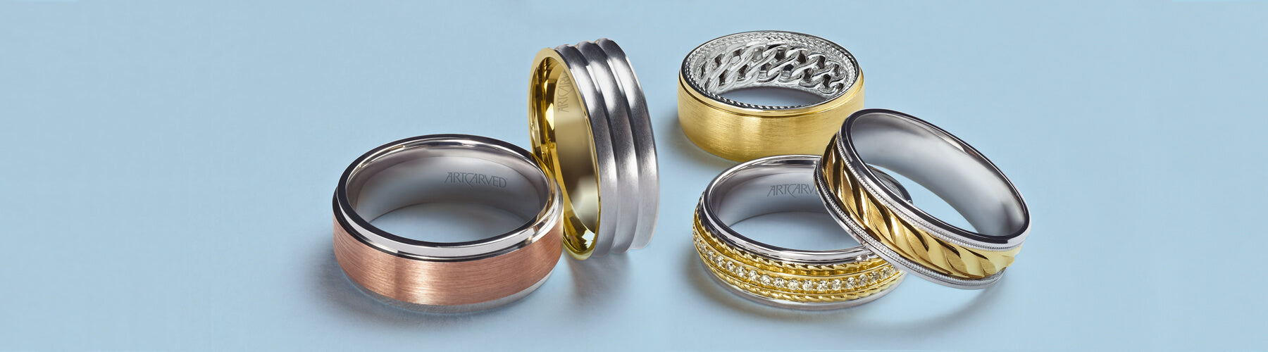 Get the Perfect Men's 950 Platinum Wedding Rings | GLAMIRA.in