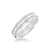 6MM Men's Wedding Band - Swiss Cut Design with Milgrain and Rolled Edge