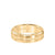 6.5MM Men's Wedding Band - Brush Finish with Polished Center Line and Bevel Edge