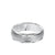 7.5MM Men's Classic Wedding Band - Domed Crystalline Finish and Flat Edge