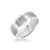 8MM Men's Classic Wedding Band - Satin Finish and Flat Edge