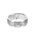 8MM Men's Classic Wedding Band - Brush Hammered Finish and Flat Edge