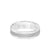 6.5MM Men's Wedding Band - Soft Sand Finish with Rope Center, and Bevel Edge with Side Rope Detail