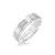 6MM Men's Classic Wedding Band - Brush Finish and Round Edge