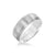 8MM Men's Classic Wedding Band - Satin Finish and Round Edge