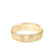 6MM Men's Classic Wedding Band - Bright Brush Finish and Round Edge