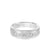 7MM Men's Contemporary Seven Stone Diamond Wedding Band - Brush Finish and Step Edge