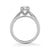 Solitude Contemporary Solitaire Twist Diamond Engagement Ring