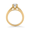 Solitude Contemporary Solitaire Twist Diamond Engagement Ring