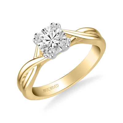 Sylvie Cushion Cut Solitaire Engagement Ring - Dominique S1955 - Wirt's  Jewelers