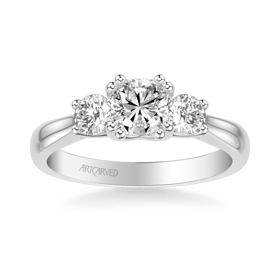 Amanda Classic Three Stone Diamond Engagement Ring