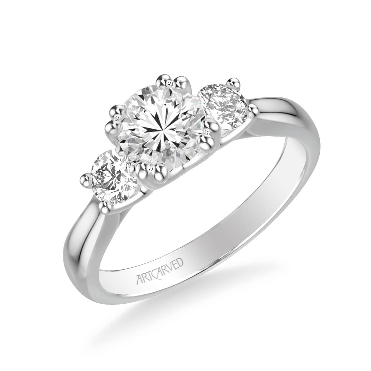 6 carat Radiant Cut Pave Diamond Engagement Ring | Miss Diamond Ring