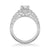 Peyton Vintage Side Stone Diamond Engagement Ring