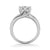 Stella Contemporary Side Stone Twist Diamond Engagement Ring