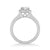 Layla Classic Round Halo Diamond Engagement Ring