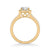 Layla Classic Round Halo Diamond Engagement Ring