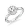 Allison Classic Round Halo Diamond Engagement Ring