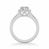 Allison Classic Round Halo Diamond Engagement Ring