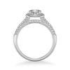 Reese Classic Round Halo Diamond Engagement Ring