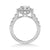 Wynona Classic Round Halo Diamond Engagement Ring