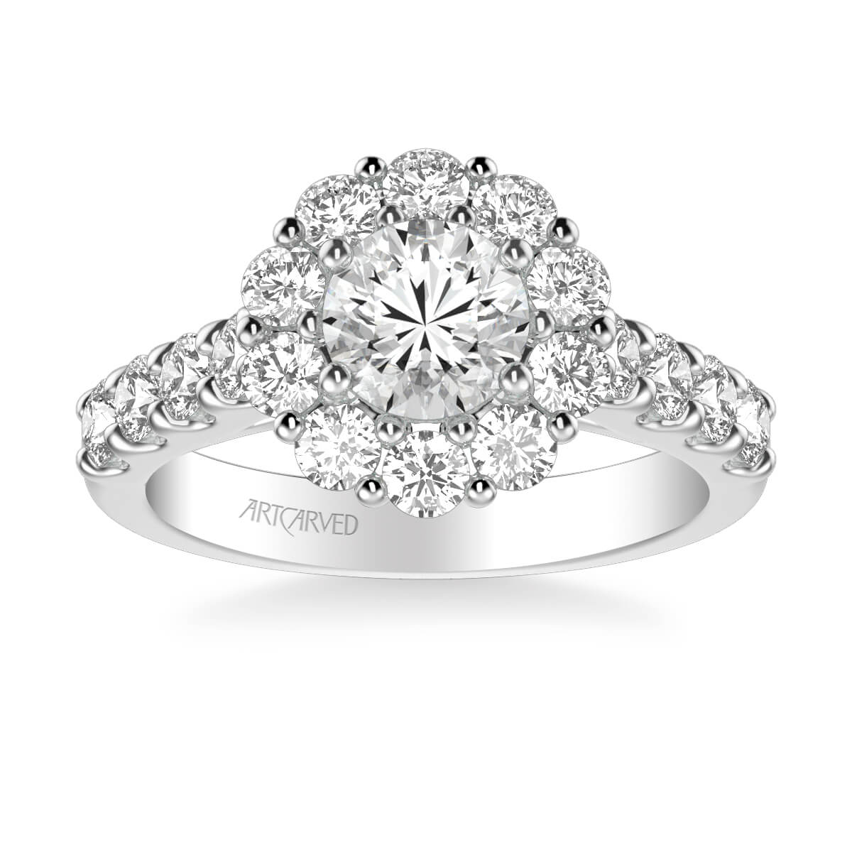 Wynona Classic Round Halo Diamond Engagement Ring Wynona Classic Round Halo Diamond Engagement Ring