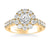 Wynona Classic Round Halo Diamond Engagement Ring