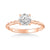 Joanna Contemporary Solitaire Rope Diamond Engagement Ring