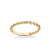 Joanna Contemporary Polished Rope Wedding Band