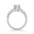 Leandra Classic Side Stone Diamond Engagement Ring