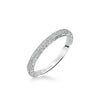 Julie Vintage Diamond and Milgrain Engraved Wedding Band