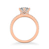Ashlyn Classic Side Stone Diamond Engagement Ring