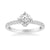 Ashlyn Classic Side Stone Diamond Engagement Ring