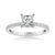 Sybil Classic Side Stone Diamond Engagement Ring