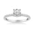 Sybil Classic Side Stone Diamond Engagement Ring