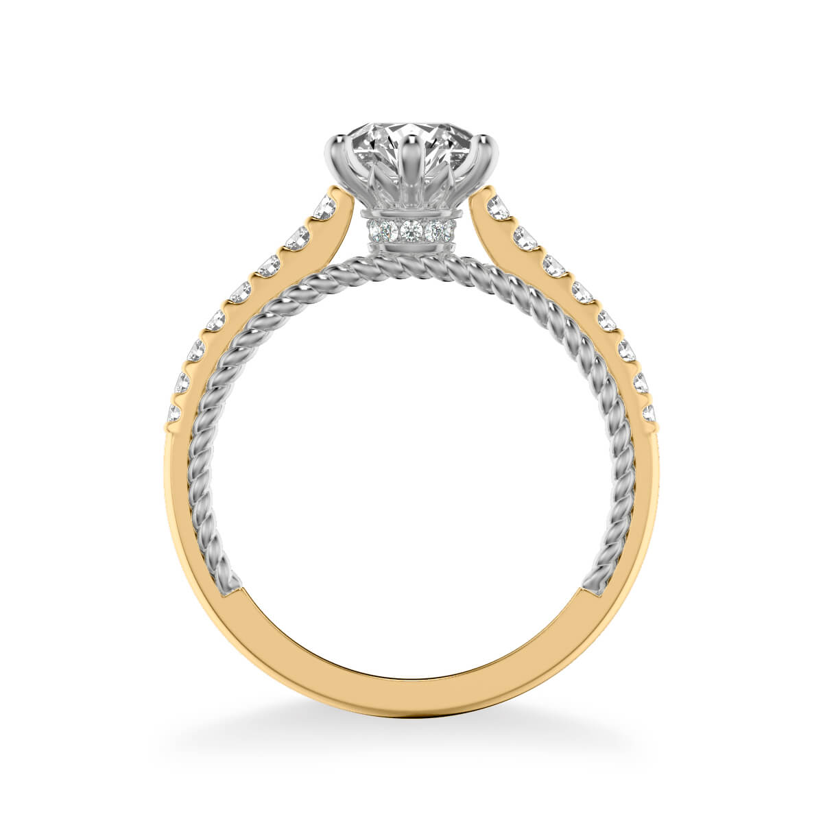Hidden Halo Oval Diamond Engagement Ring #105919 - Seattle Bellevue |  Joseph Jewelry