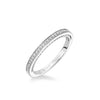 Marlow Contemporary Diamond and Rope Wedding Band