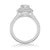 Avril Classic Halo Diamond Engagement Ring