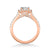 Liv Classic Round Halo Diamond Engagement Ring