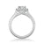 Liv Classic Round Halo Diamond Engagement Ring