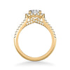 Liv Classic Round Halo Diamond Engagement Ring