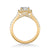 Liv Classic Round Halo Diamond Engagement Ring