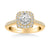 Liv Classic Round Halo Diamond Engagement Ring