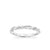 Kinsley Contemporary Half Diamond Half Polished Twist Wedding Band