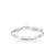 Marnie Contemporary Half Diamond Half Polished Twist Wedding Band