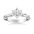 Tala Contemporary Solitaire Twist Diamond Engagement Ring