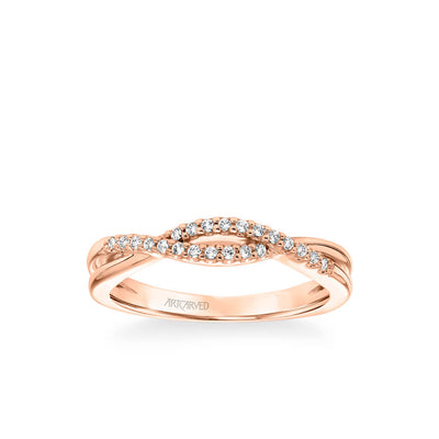 Kennedy Contemporary Diamond Twist Wedding Band