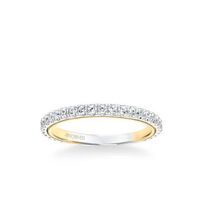 Tayla Contemporary Diamond Wedding Band