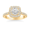 Lenore Classic Round Halo Diamond Engagement Ring