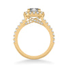Lenore Classic Round Halo Diamond Engagement Ring